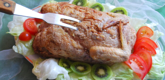 Kurczak faszerowany mielonym mięsem