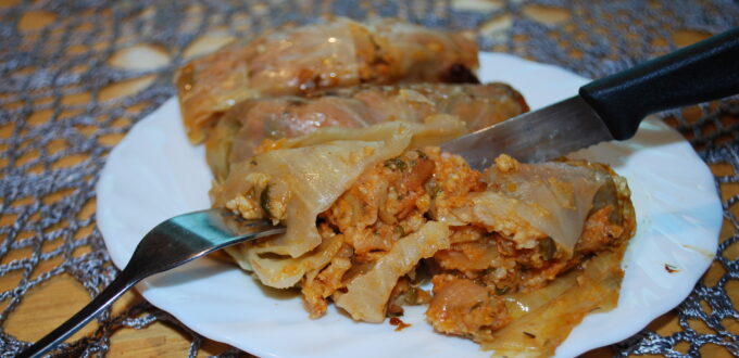 Gołąbki z kaszą jaglaną