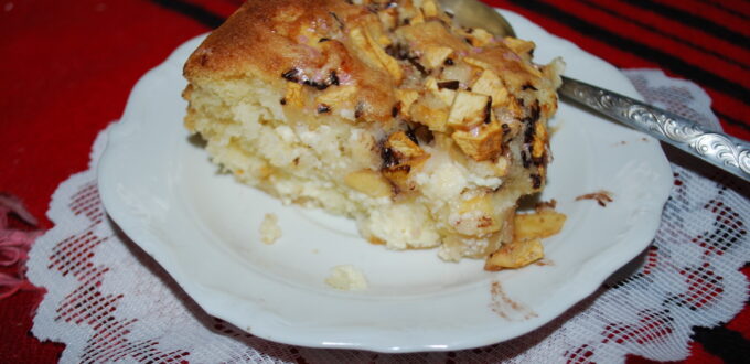 Ciasto jabłkowo-serowe