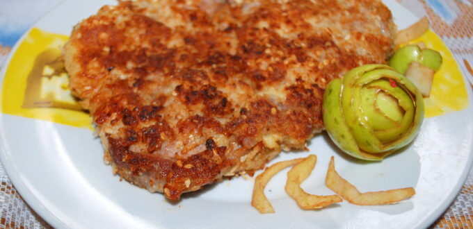 Kotlet w niecodziennej panierce