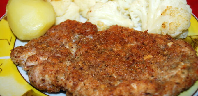 Panierowane kotlety z karczku