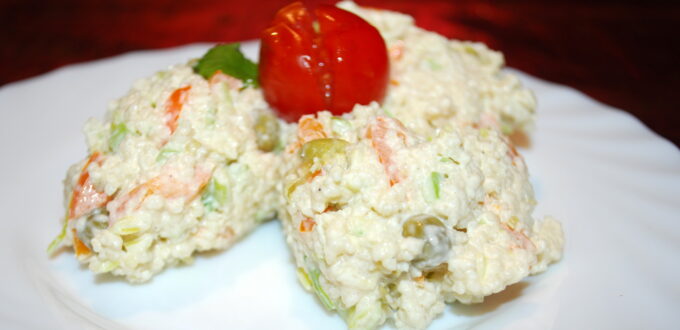 Sałatka z kaszą kuskus