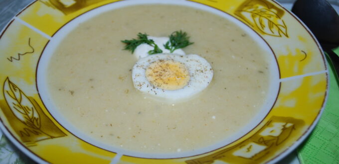Zupa krem z czarnej rzepy