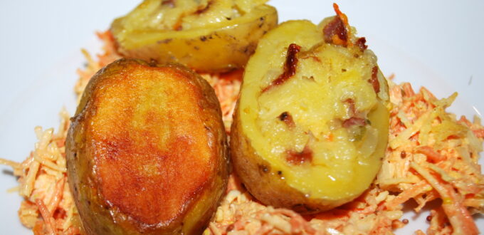 Smażone faszerowane ziemniaki