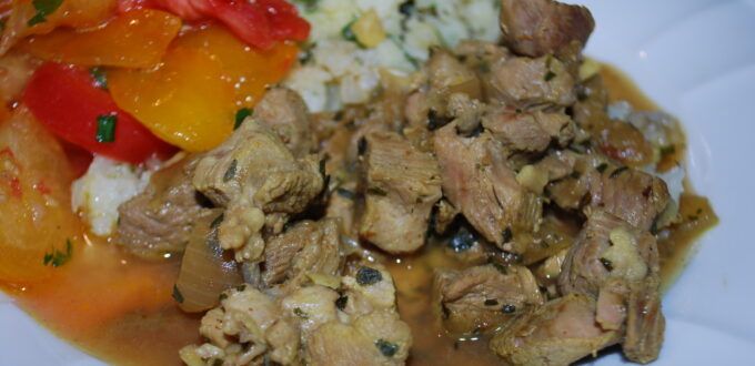 Gulasz z indyka w curry