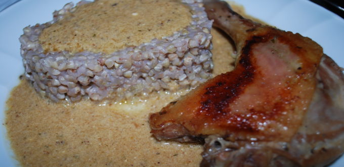 Udka z kurczaka w sosie jabłkowo – cytrynowym