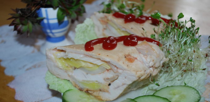 Roladki drobiowe z porem