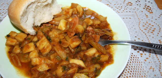 Szybka potrawka z fasolką szparagową