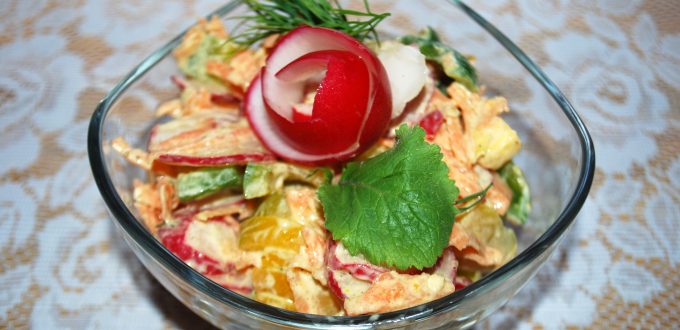 Surówka z rzodkiewki